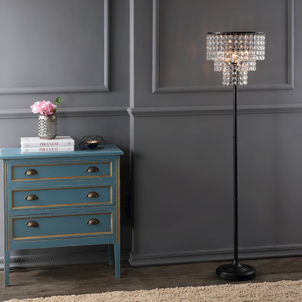 Juliette Crystal/Metal Floor Lamp. Picture 7
