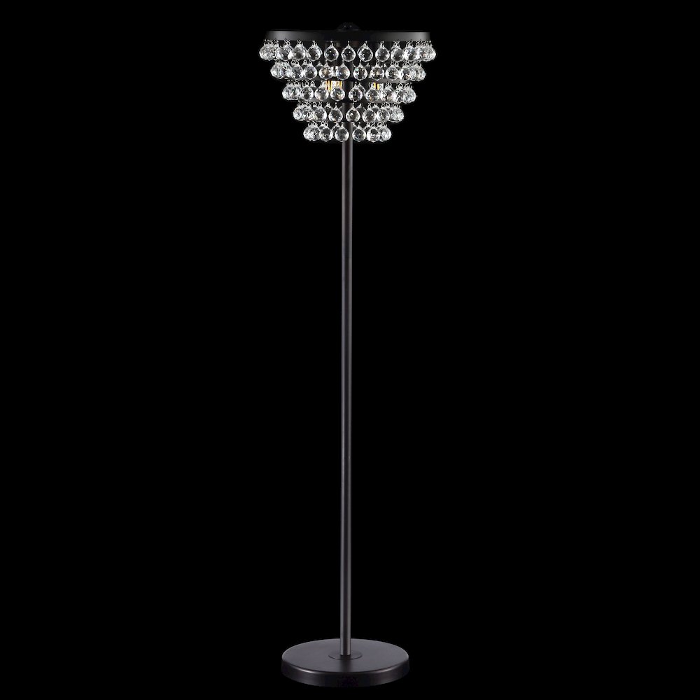 Jemma Crystal/Metal Led Floor Lamp. Picture 3