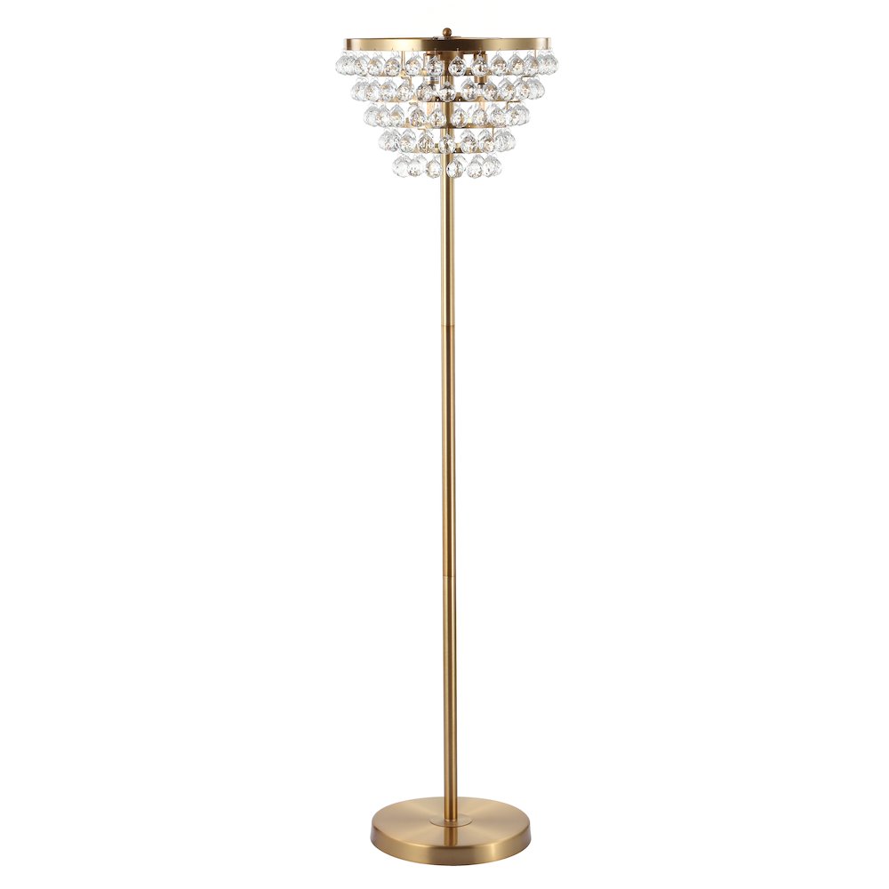 Jemma Crystal/Metal Led Floor Lamp. Picture 2