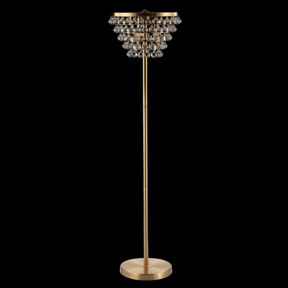 Jemma Crystal/Metal Led Floor Lamp. Picture 3