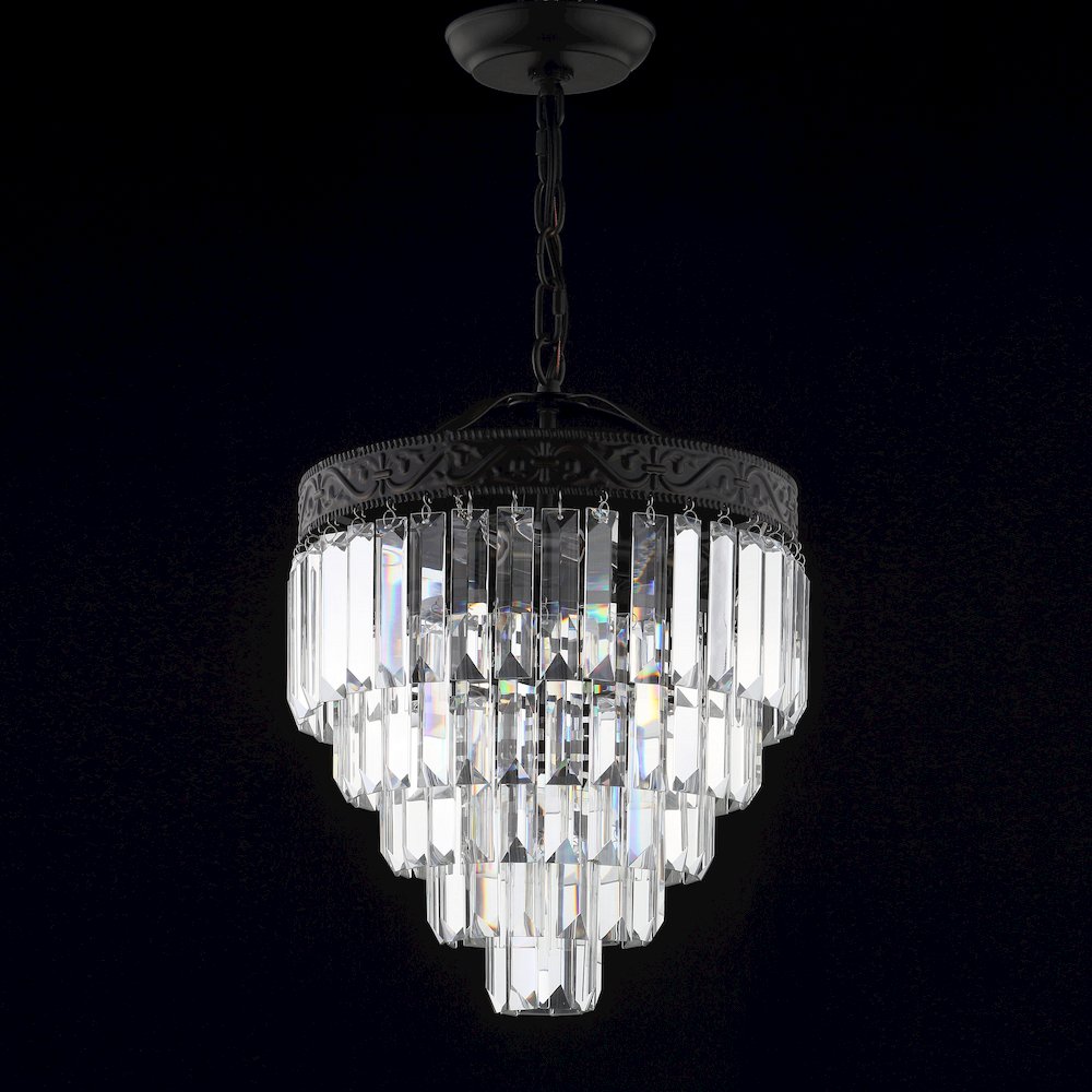 Wyatt Crystal Led Chandelier. Picture 4