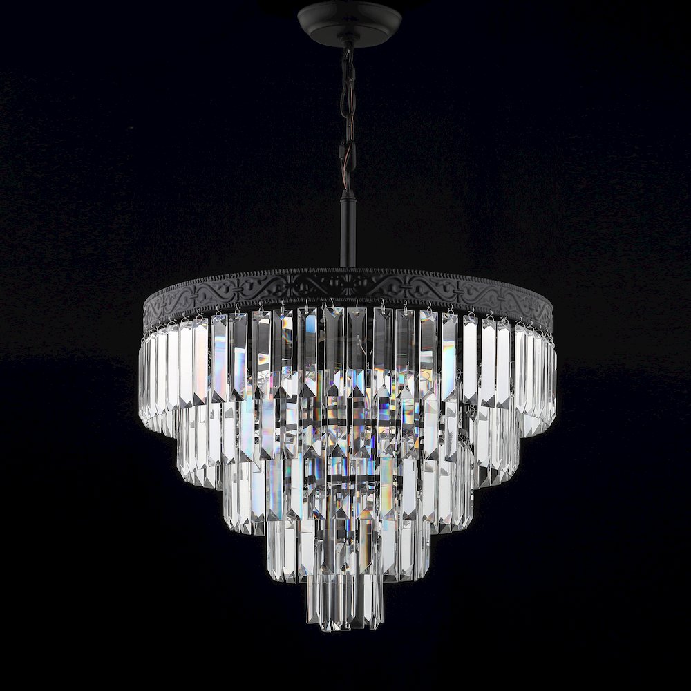 Wyatt Crystal Led Chandelier. Picture 4