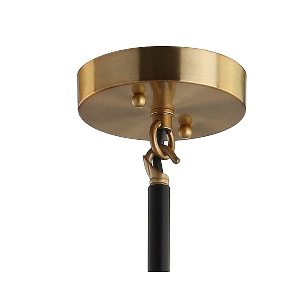 Caleb Brass Cluster Pendant. Picture 4