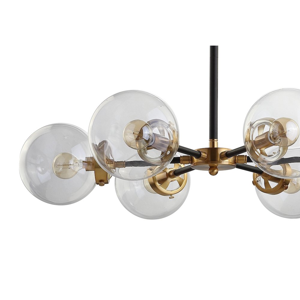 Caleb Brass Cluster Pendant. Picture 3