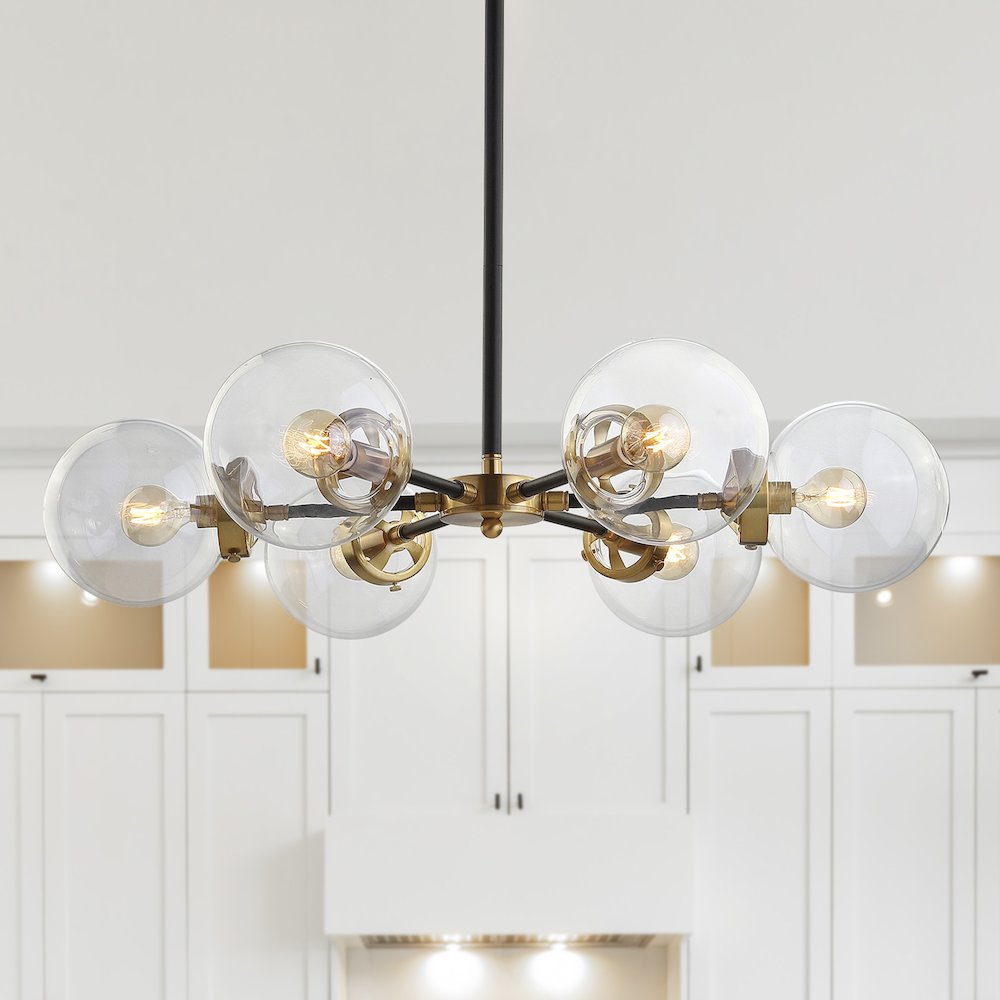 Caleb Brass Cluster Pendant. Picture 9