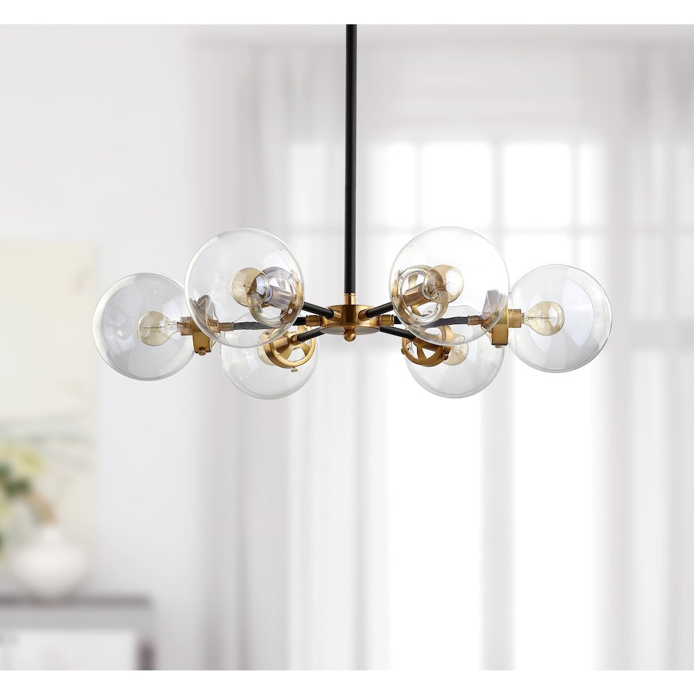 Caleb Brass Cluster Pendant. Picture 6