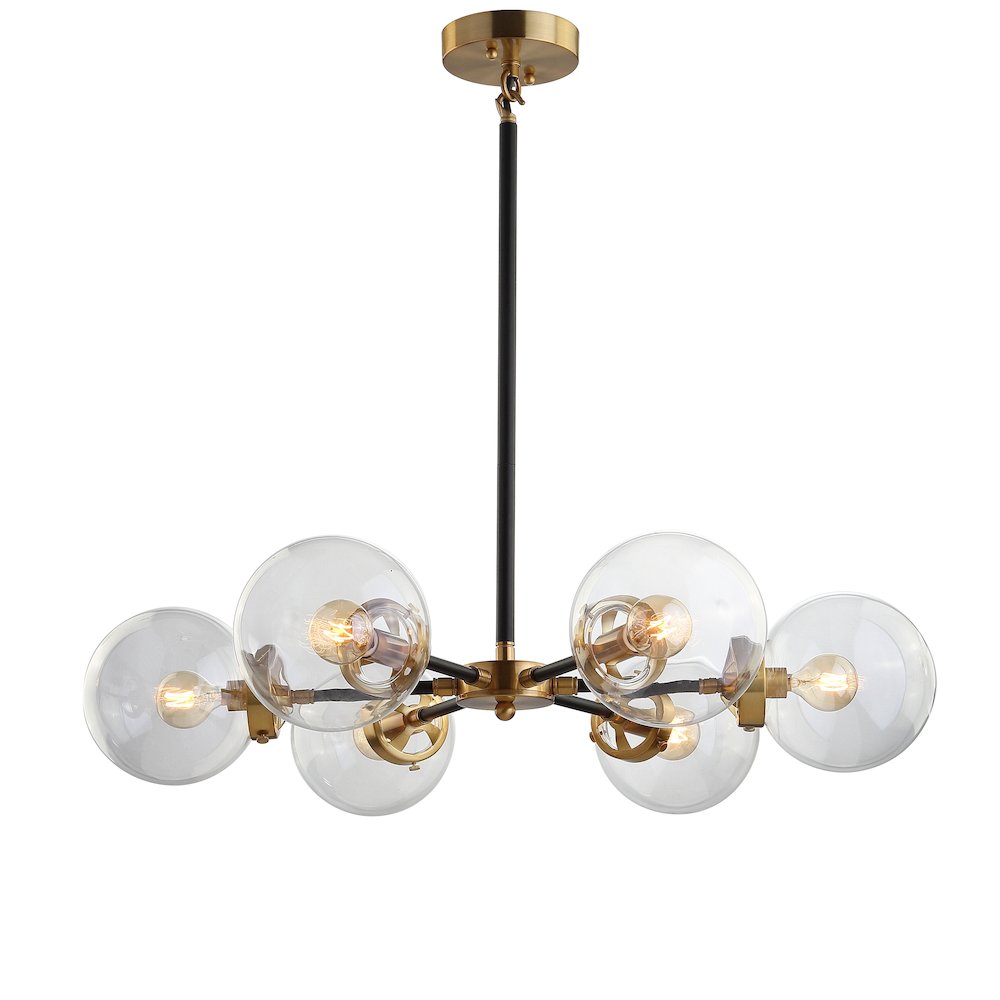 Caleb Brass Cluster Pendant. Picture 1