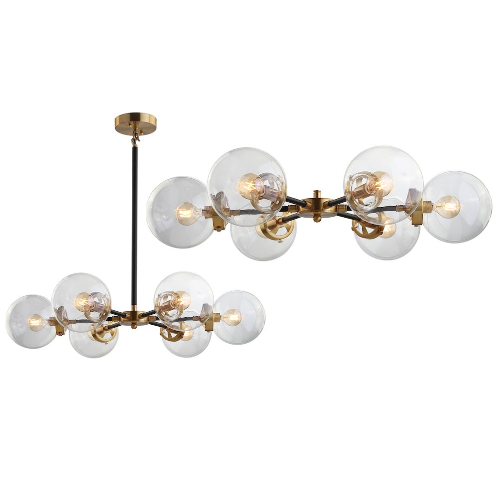 Caleb Brass Cluster Pendant. Picture 7