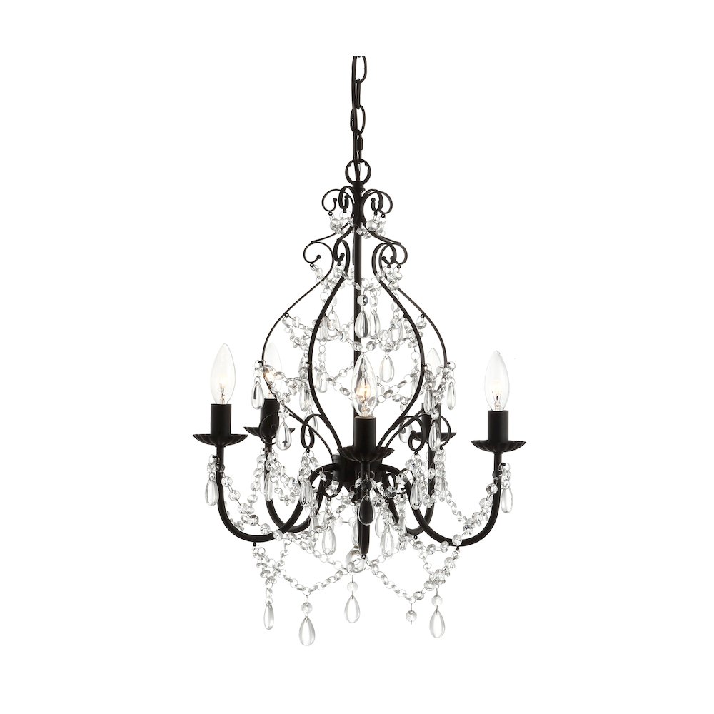Maura Crystal/Metal Led Chandelier. Picture 11
