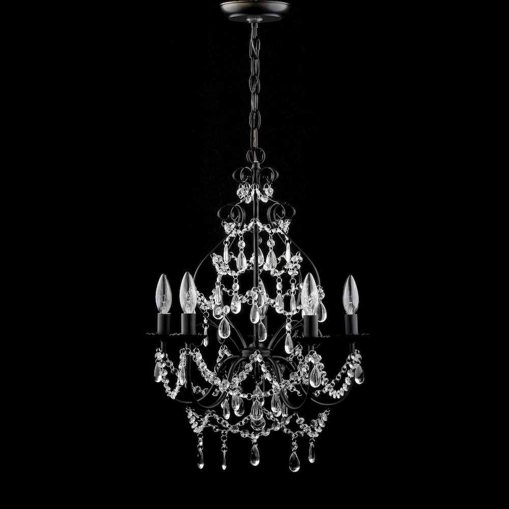 Maura Crystal/Metal Led Chandelier. Picture 4