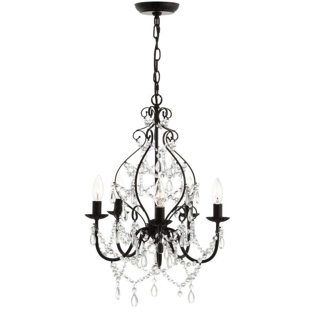 Maura Crystal/Metal Led Chandelier. Picture 1