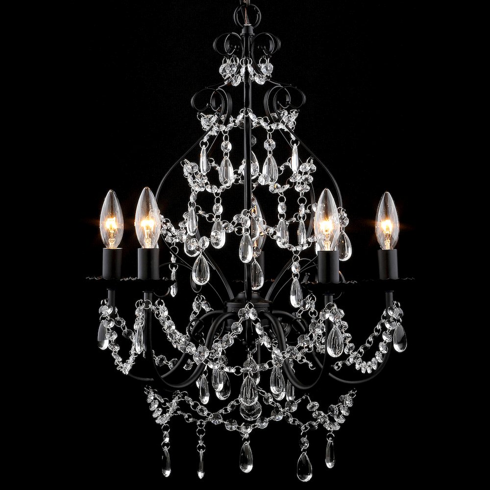 Maura Crystal/Metal Led Chandelier. Picture 7