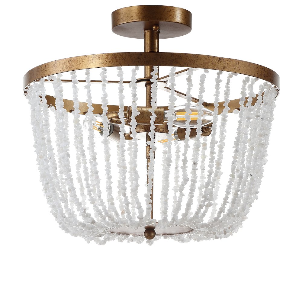 Georgian Stonemetal Led Flush Mount. Picture 2