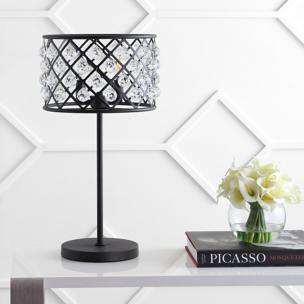 Gabrielle Metal/Crystal Led Table Lamp. Picture 8