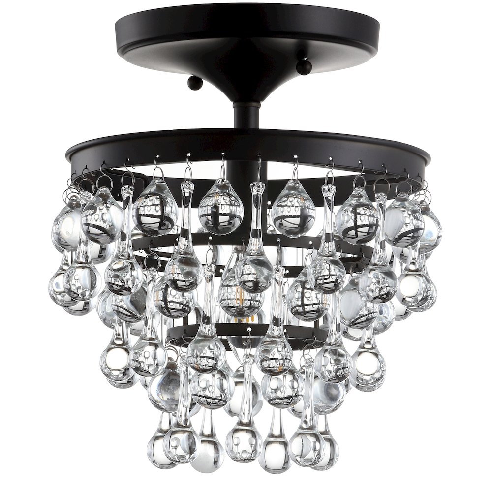 Toronto Metal/Crystal Led Flush Mount. Picture 2