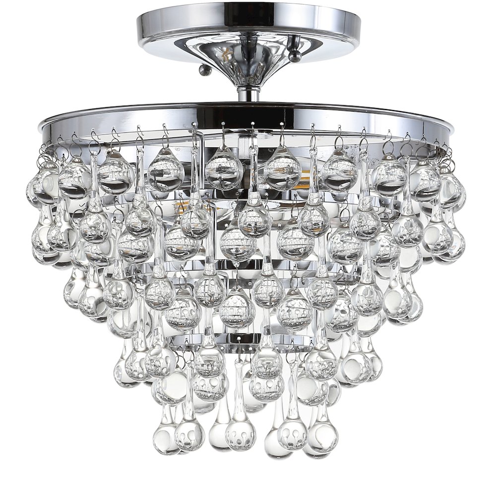Toronto Metal/Crystal Led Flush Mount. Picture 2