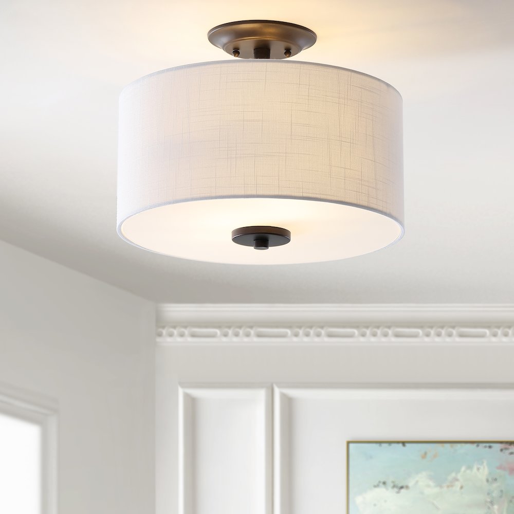 Marc Metal Led Semi Flush Mount. Picture 5
