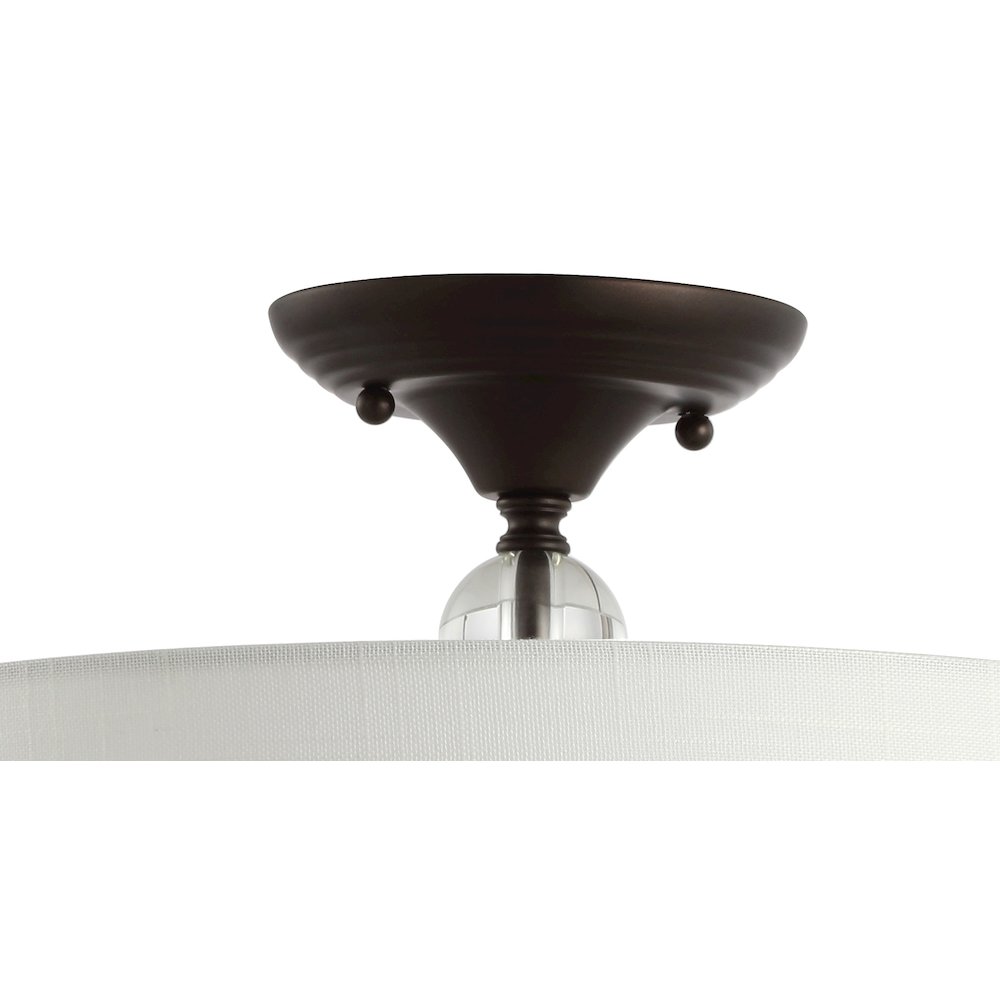Marc Metal/Crystal Led Semi Flush Mount. Picture 3