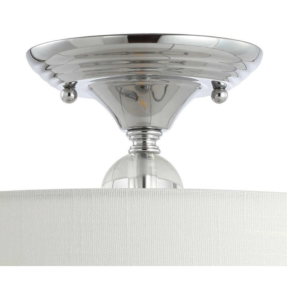 Marc Metal/Crystal Led Semi Flush Mount. Picture 4