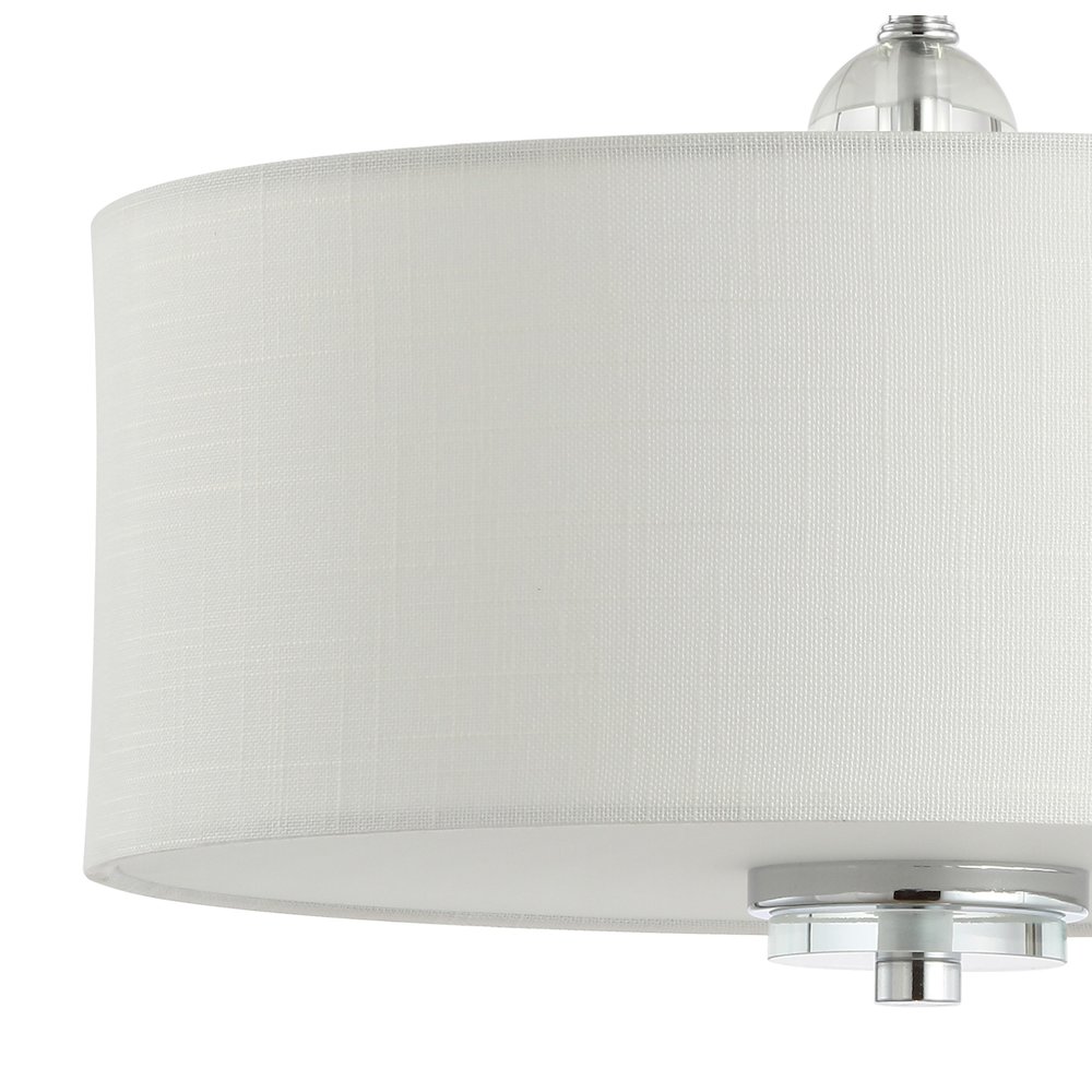 Marc Metal/Crystal Led Semi Flush Mount. Picture 3