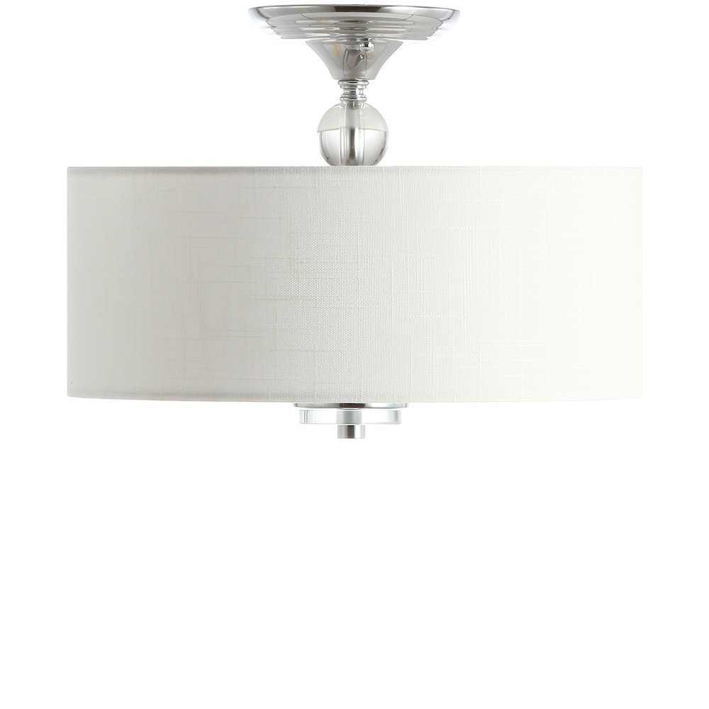 Marc Metal/Crystal Led Semi Flush Mount. Picture 2