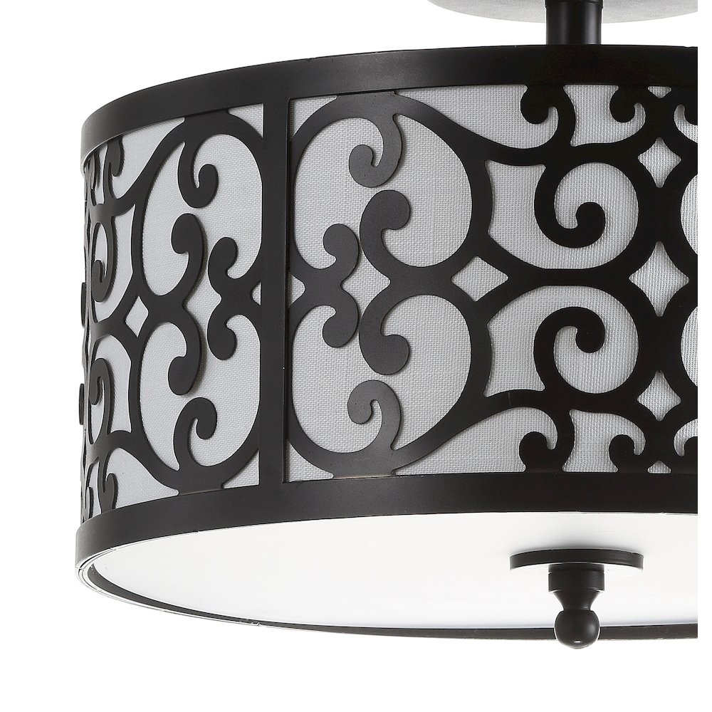 Katherine Metal Led Semi Flush Mount. Picture 3