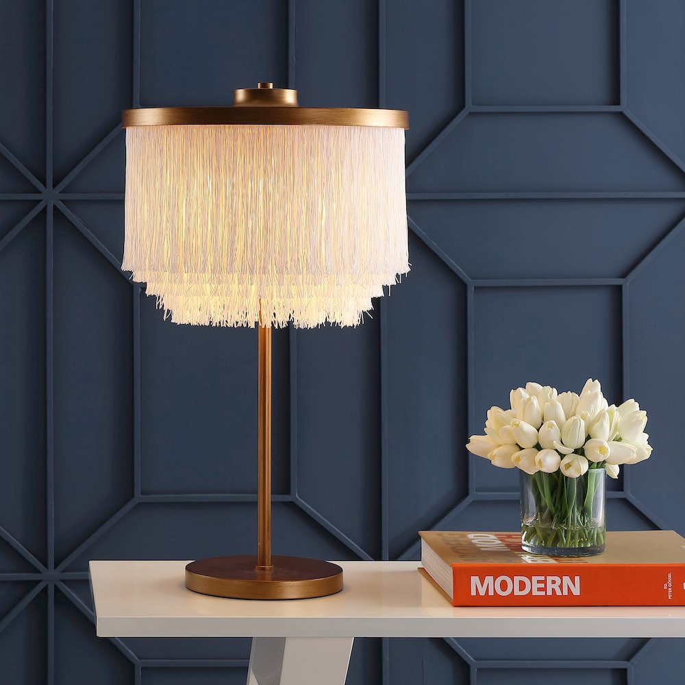 Coco Fringedmetal Led Table Lamp. Picture 5