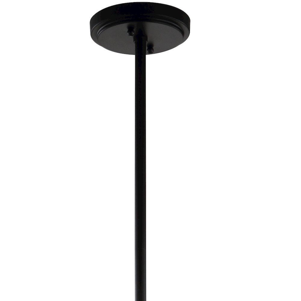 Adam Adjustable Metal/Glass Led Pendant. Picture 4