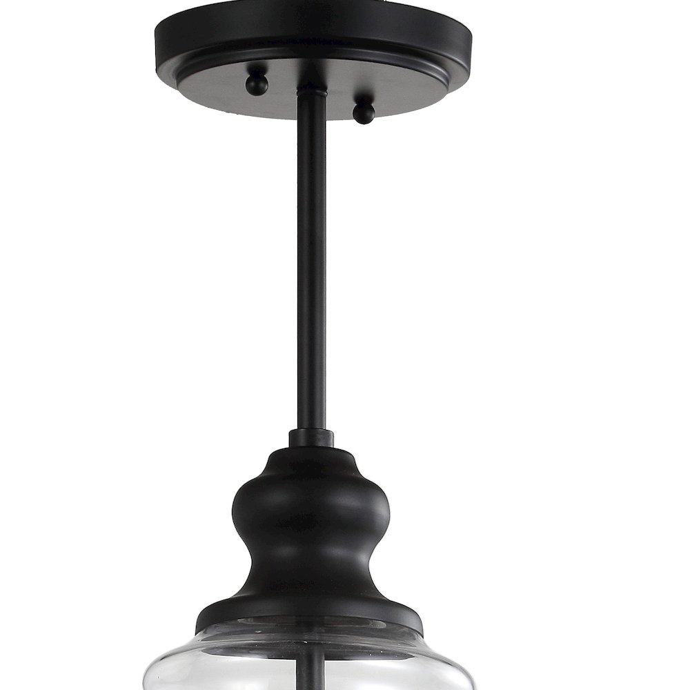 Adam Adjustable Metal/Glass Led Pendant. Picture 4