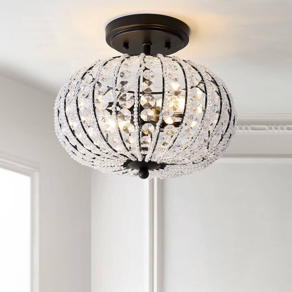Catalina Metal Acrylic Led Semi Flush Mount. Picture 5