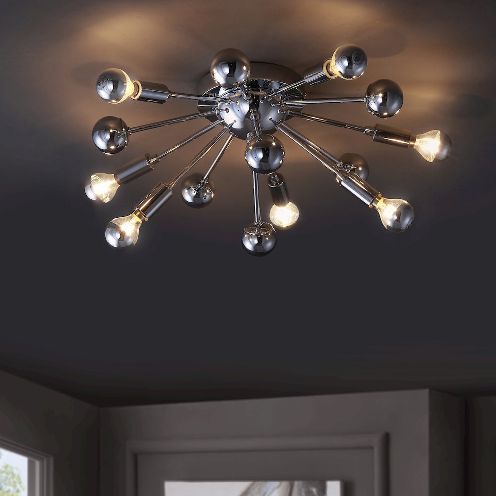 Copernicus Metal Led Flush Mount. Picture 7