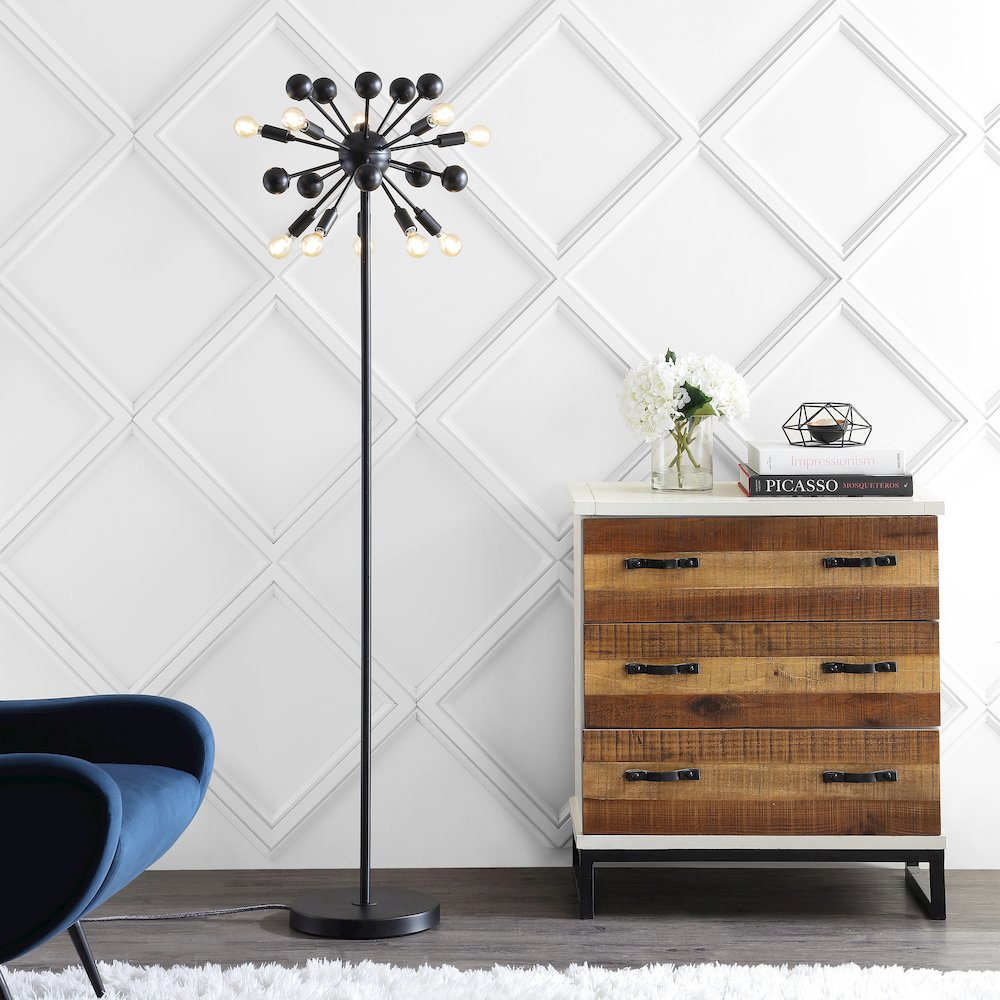 Orbit Modern Sputnik Metal Led Floor Lamp. Picture 5