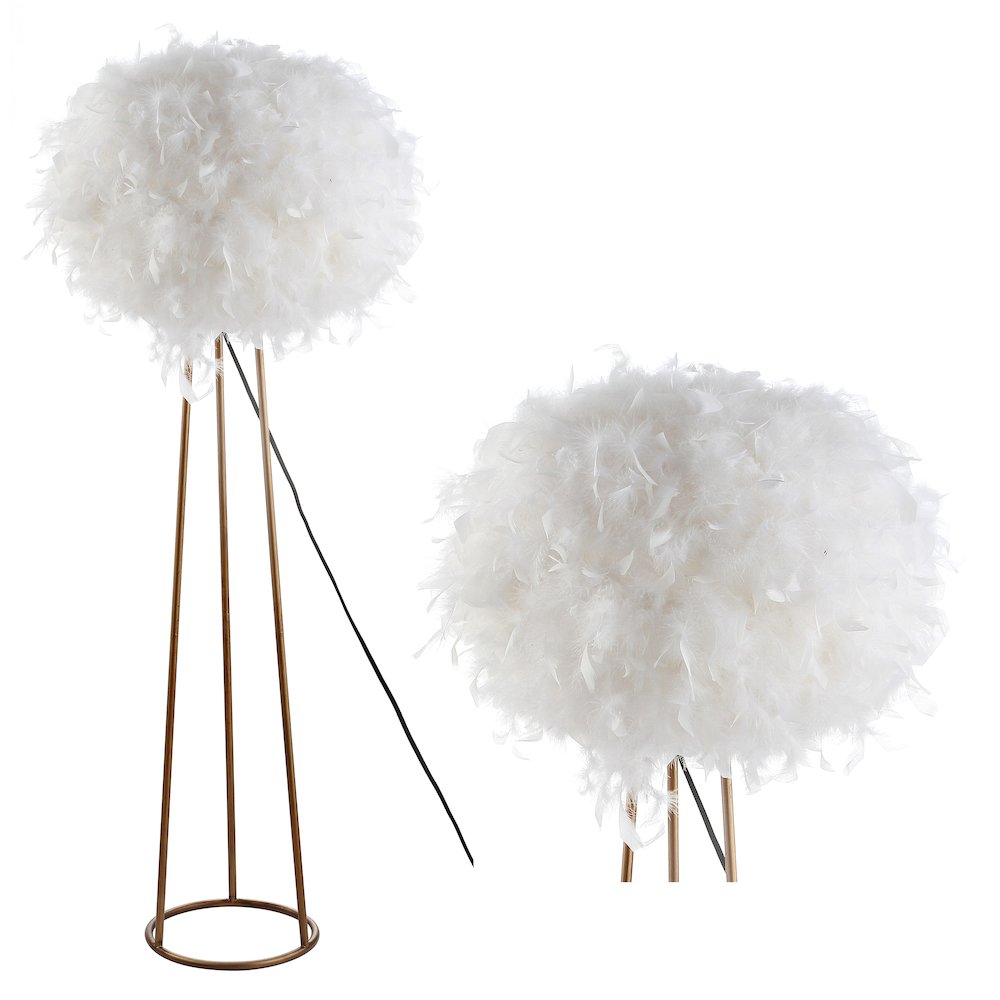 Stork Feather Metal Led Floor Lamp. Picture 9