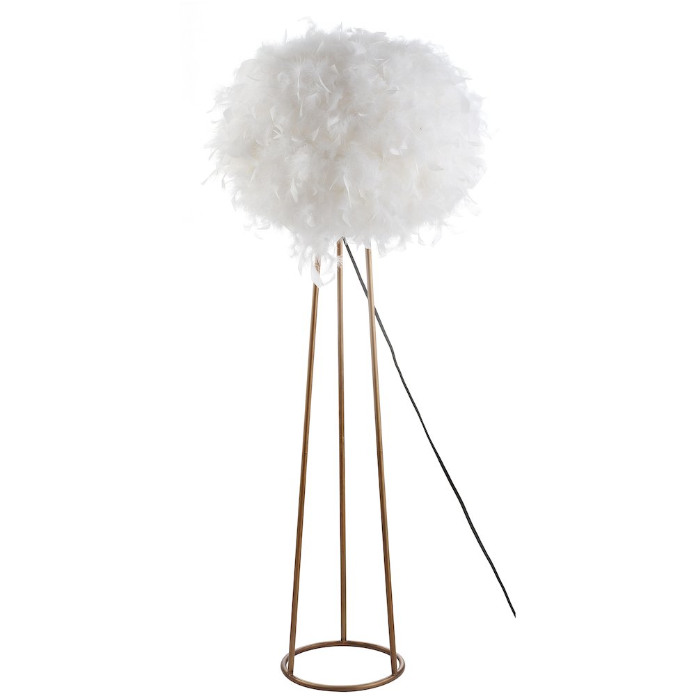 Stork Feather Metal Led Floor Lamp. Picture 2