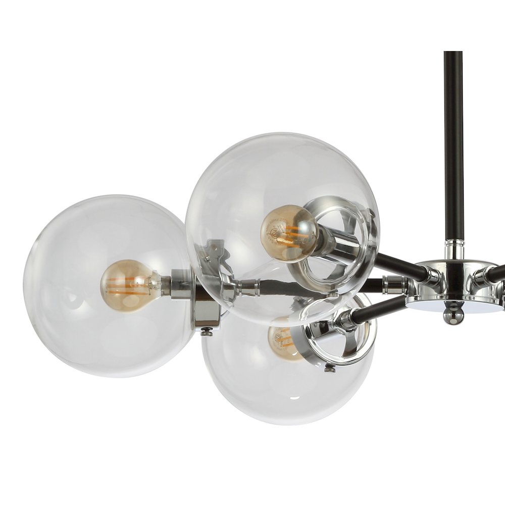 Caleb Brass Cluster Pendant. Picture 3