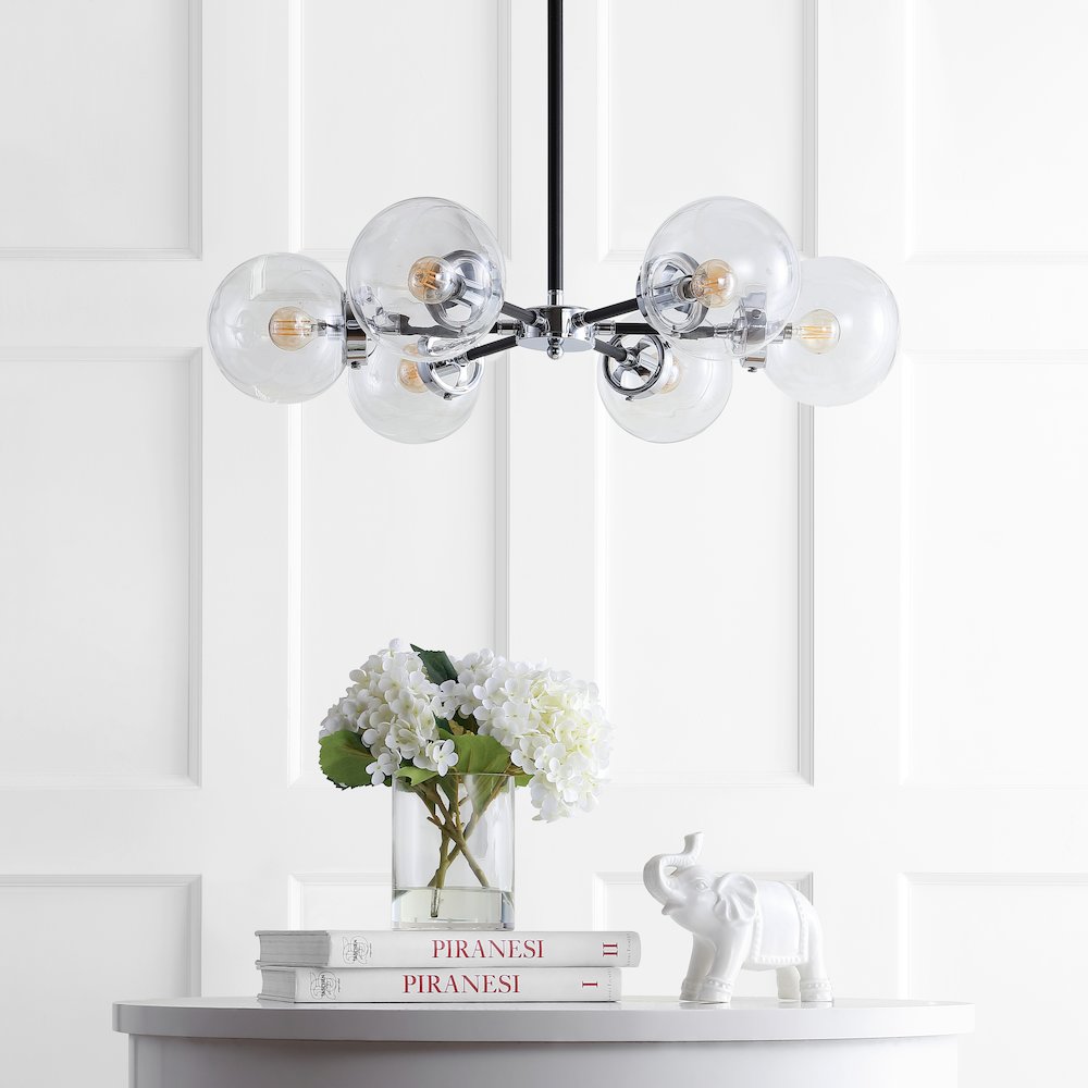 Caleb Brass Cluster Pendant. Picture 6