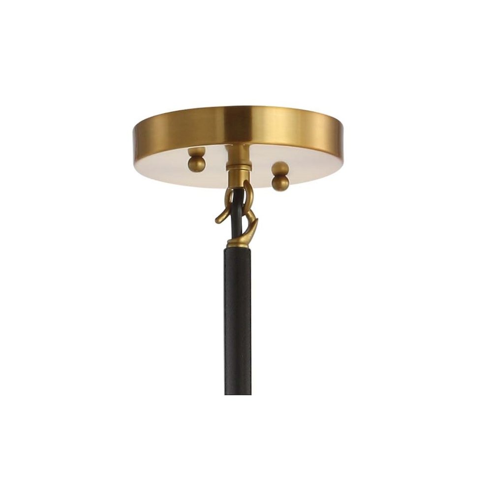 Caleb Brass Cluster Pendant. Picture 4