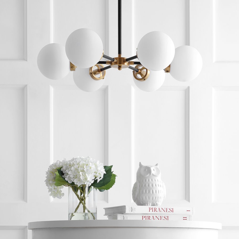 Caleb Brass Cluster Pendant. Picture 6