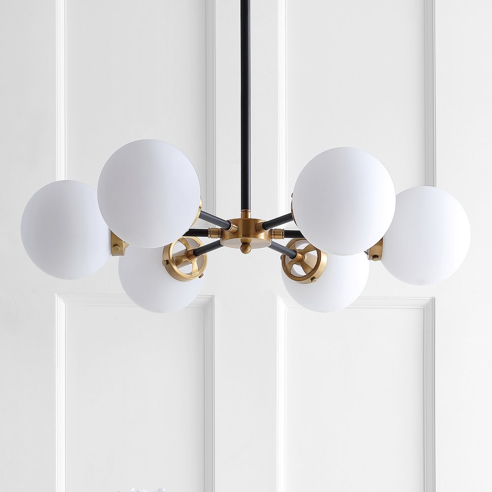 Caleb Brass Cluster Pendant. Picture 8