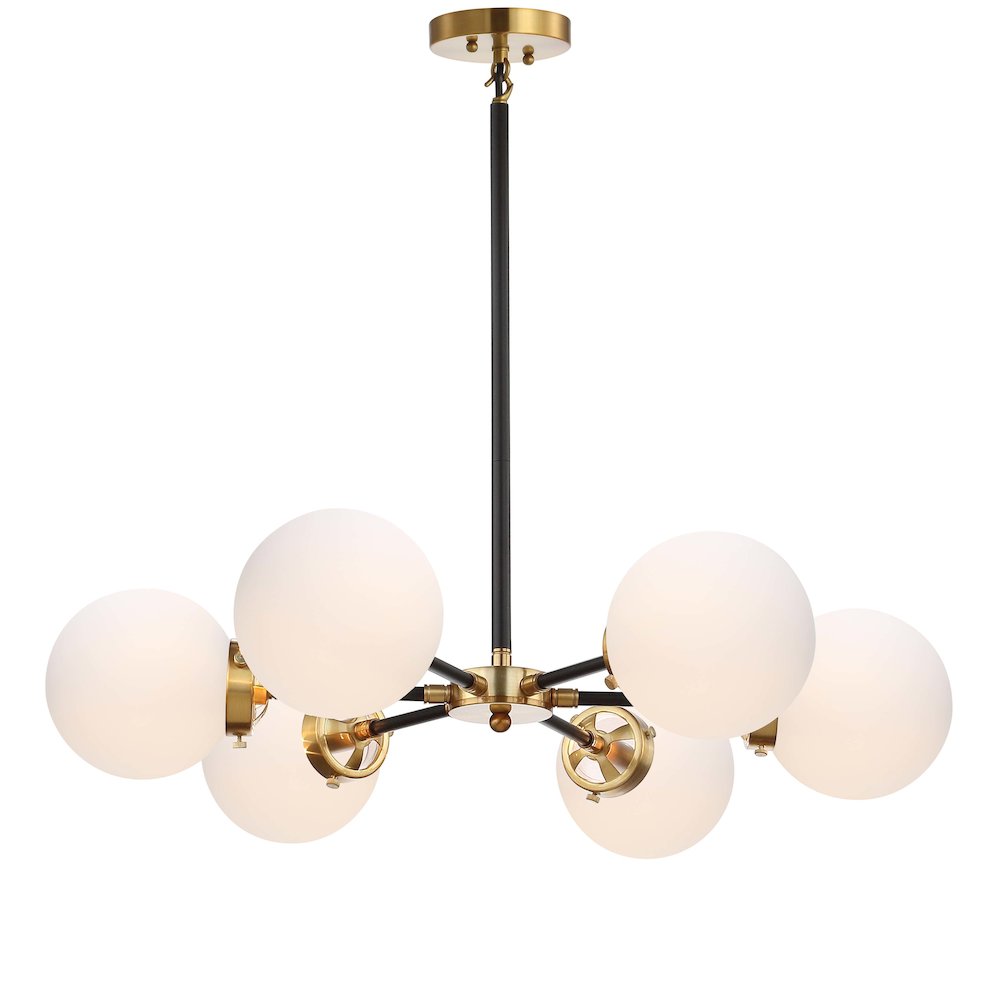 Caleb Brass Cluster Pendant. Picture 1