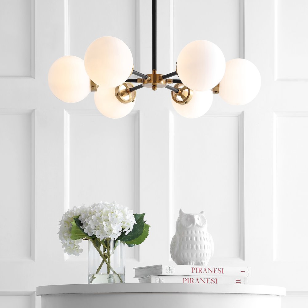 Caleb Brass Cluster Pendant. Picture 7