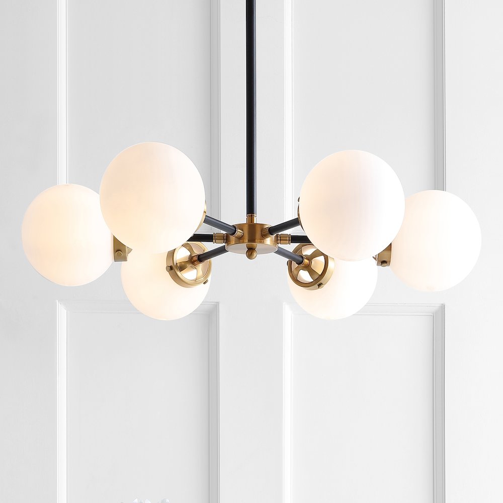 Caleb Brass Cluster Pendant. Picture 9
