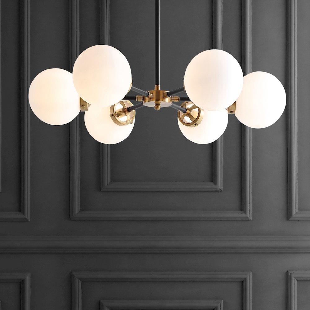 Caleb Brass Cluster Pendant. Picture 5