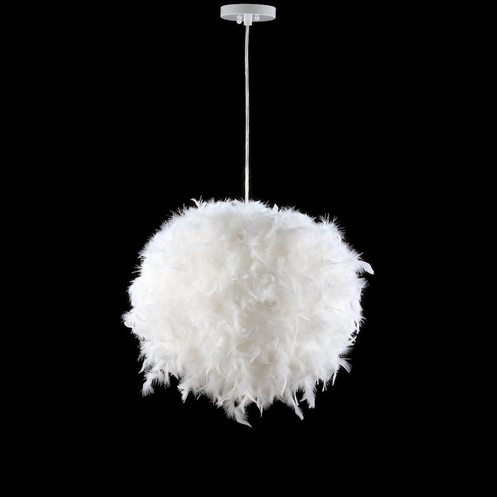 Stork Feather Metal Adjustable Led Pendant. Picture 4