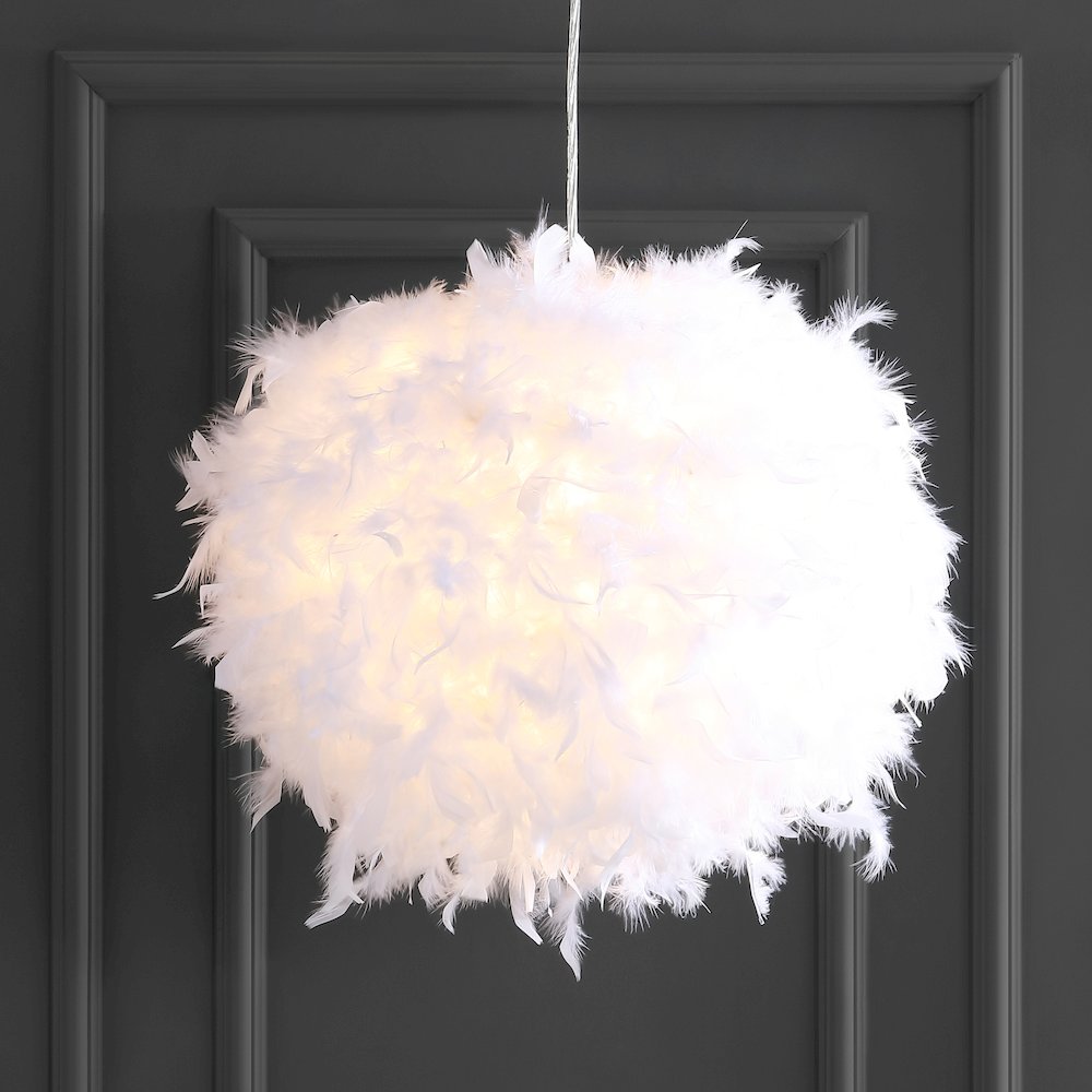 Stork Feather Metal Adjustable Led Pendant. Picture 7