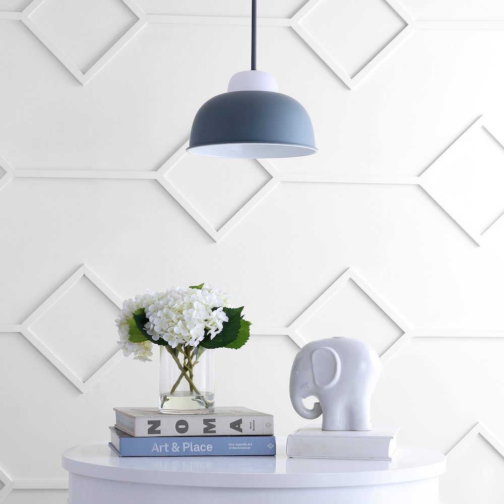 Simon Adjustable Metal/Glass Led Pendant. Picture 8