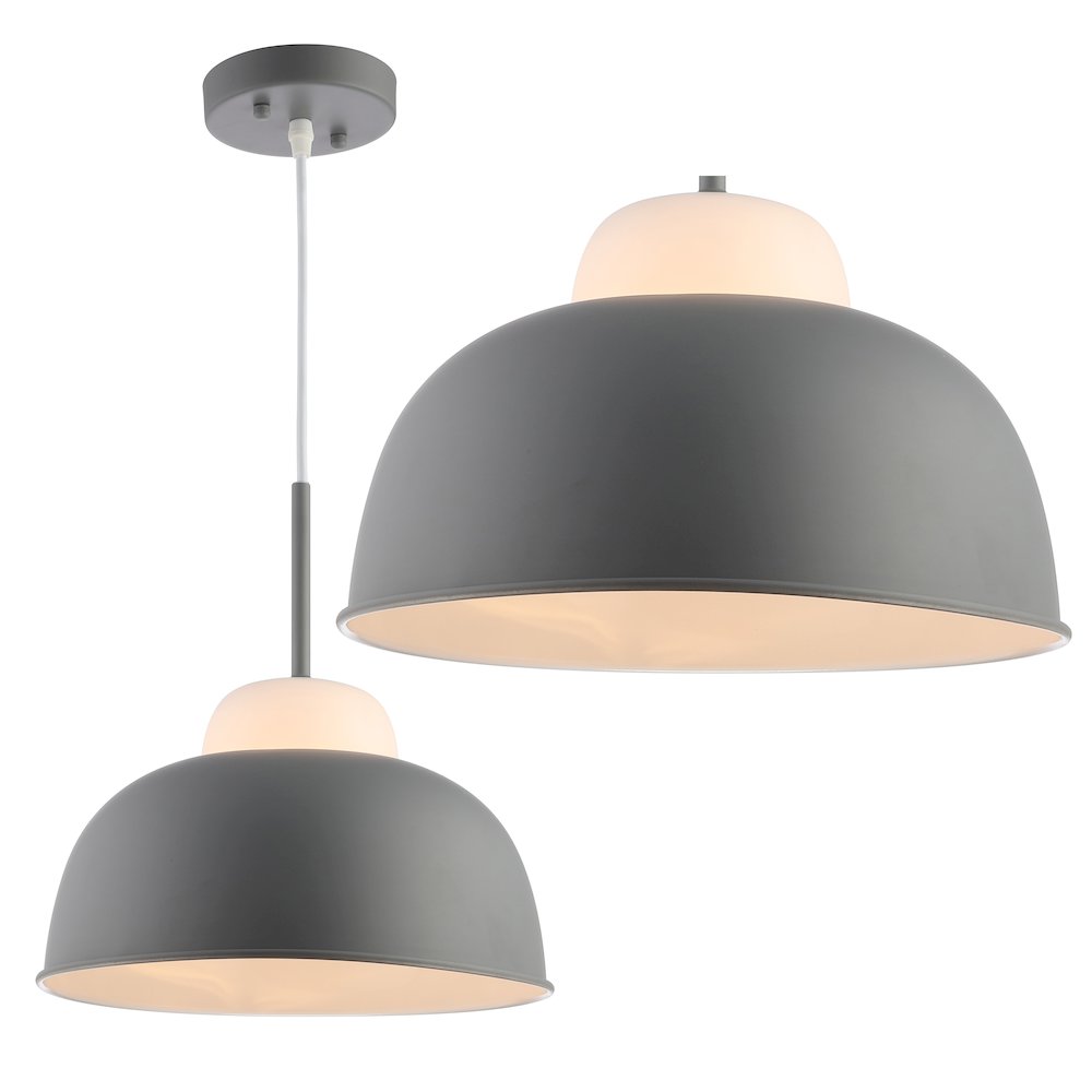 Simon Adjustable Metal/Glass Led Pendant. Picture 10