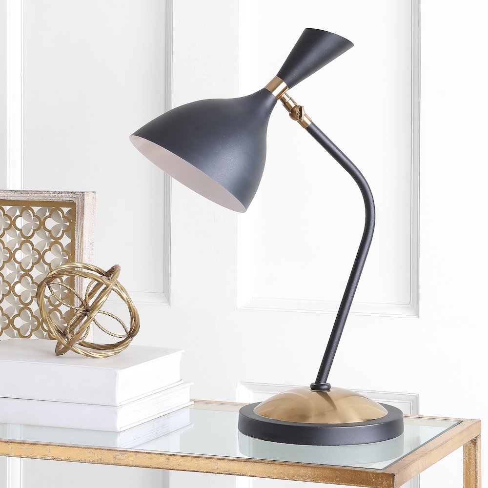 Albert Iron Retro Mid Century Led Table Lamp. Picture 6