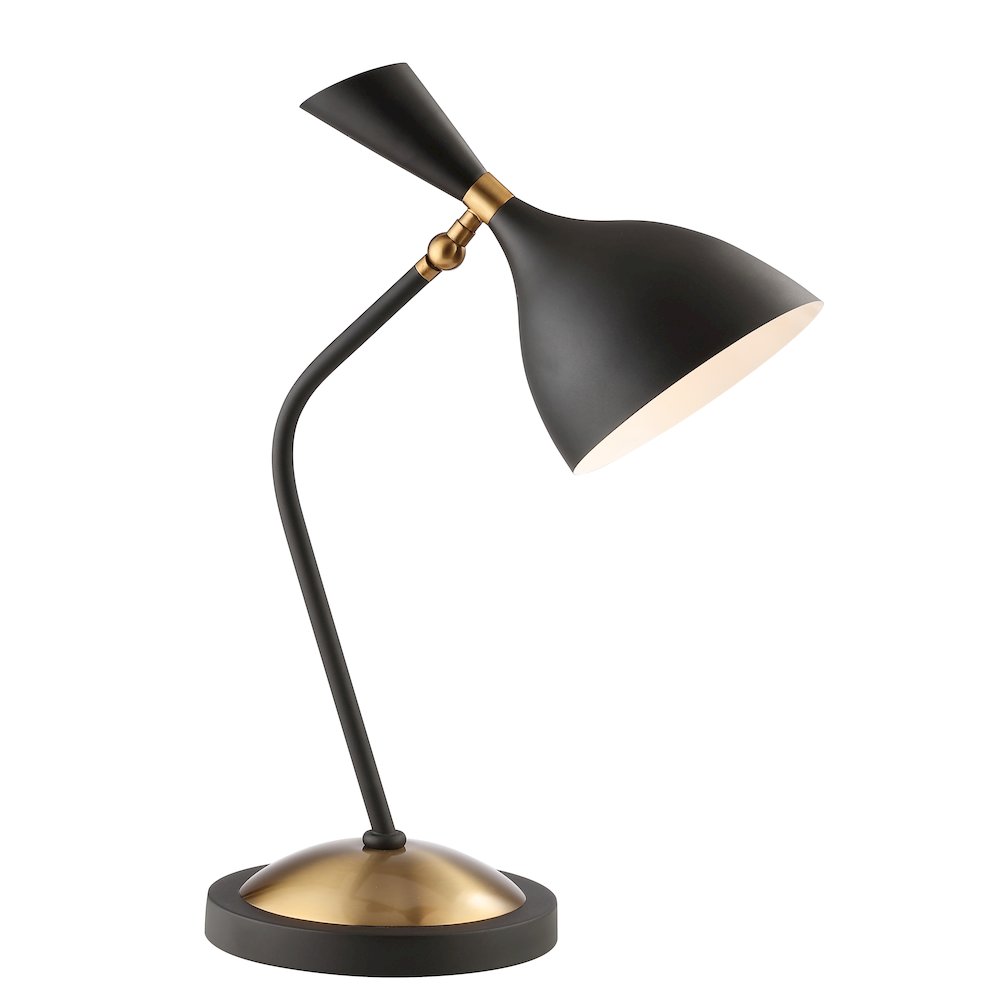 Albert Iron Retro Mid Century Led Table Lamp. Picture 1