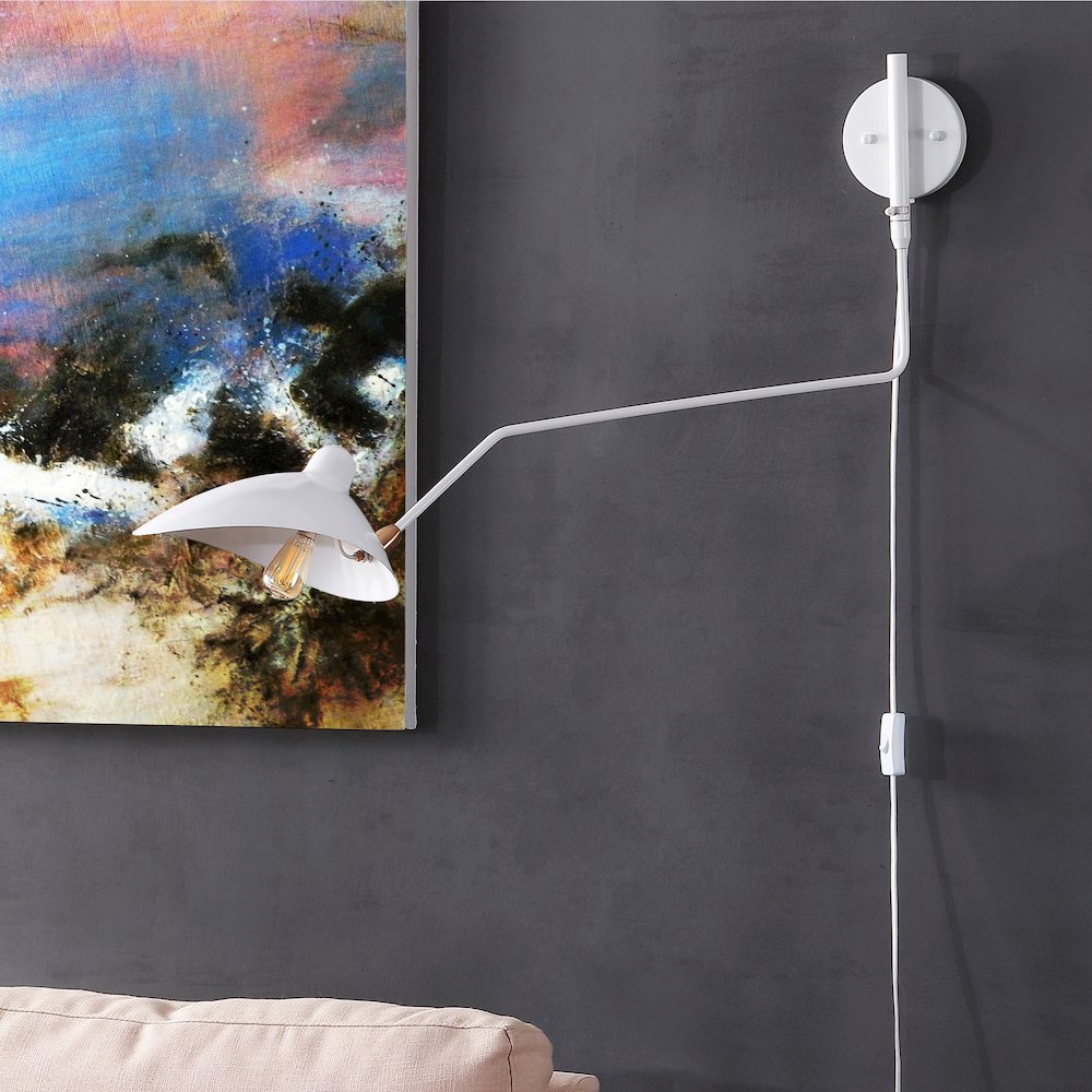 Frank Iron Retro Swing Led Wall Sconce. Picture 6